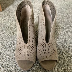 Vince Camuto peep toe bootie